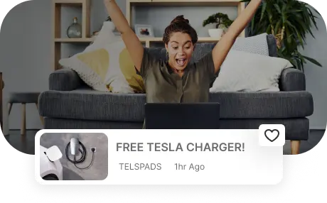 free tesla chargfer home buyer